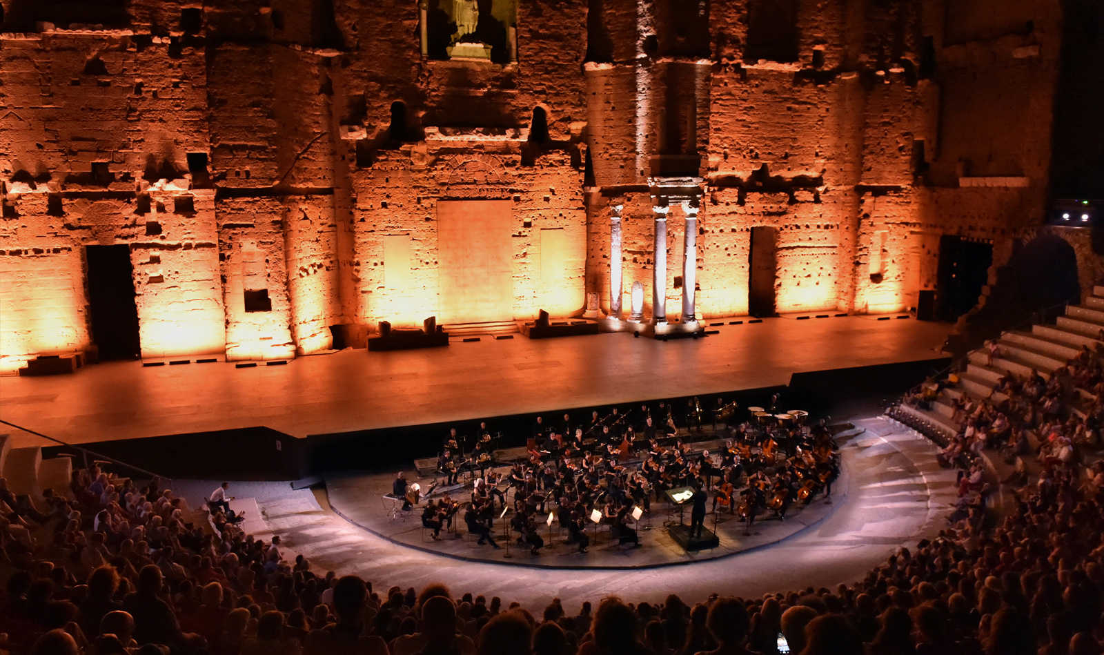 Vue d'ensemble de l'orchestre